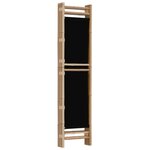 vidaXL Cloison de séparation pliante 3 panneaux 120 cm Bambou et Toile