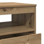 vidaXL Commode chêne artisanal 40x50x76 cm bois d'ingénierie