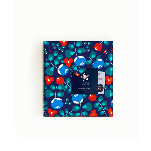 KIT Pochette cadeau réutilisable M Bleu Arras