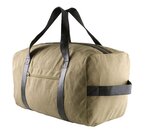 Sac voyage week end en toile vintage - ki0603 - beige kaki