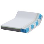 vidaXL Matelas Blanc  Gris 140 x 200 cm Mousse