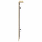 vidaXL Porte-manteau mural avec étagère Chêne sonoma 84 x 10 x 80 cm