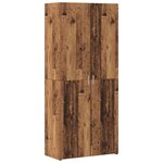 vidaXL Armoire de rangement 3 Pièces Bois ancien