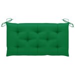 vidaXL Banc d'angle de jardin avec coussins 150cm Bois d'acacia massif