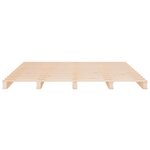 vidaXL Lit de palette 180x200 cm bois de pin massif très grand