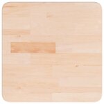 vidaXL Dessus de table carré 40x40x2 5 cm Bois chêne massif non traité