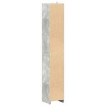 vidaXL Armoire de salle de bain Gris béton 30x30x183 5 cm Aggloméré