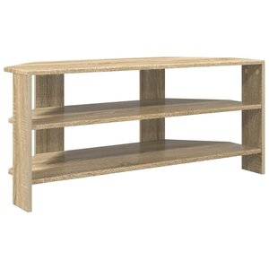 vidaXL MeubleTVd'Angle Chêne Sonoma 102x40 5x45cm Bois d'ingénierie