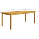 vidaXL Ensemble à manger de jardin 7 Pièces Gris