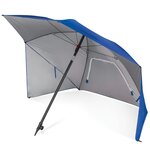 Sport-brella auvent d'ombrage incliné ultra bleu 243 cm