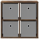 vidaXL Buffet Chêne fumé 49 5 x 22 x 47 cm