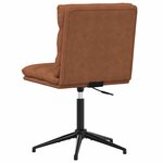 vidaXL Chaises à manger lot de 2 marron similicuir