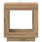 vidaXL Table d'appoint Chêne artisanal 60 x 40 x 65 cm