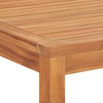 vidaXL Table à dîner de jardin 180x90x77 cm Bois de teck solide