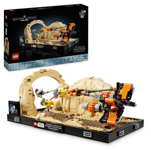 Diorama LEGO Star Wars : Course de Podracers de Mos Espa - Anakin vs Sebulba