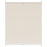 vidaXL Store plissé 100x125 cm Crème