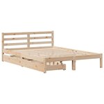 vidaXL Cadre de lit sans matelas 120x200 cm bois de pin massif
