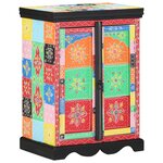 Table console vidaXL Multicolore 50x30x75 cm en bois de mangue massif