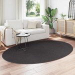 vidaXL Tapis HUARTE Anthracite 230 x 160 cm 100 Polyester