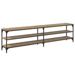 vidaXL Meuble TV Chêne artisanal 200 x 30 x 50 cm