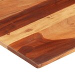 vidaXL Dessus de table bois massif d'acacia 15-16 mm 60x60 cm
