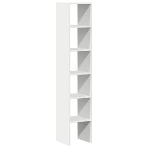 vidaXL Bibliothèques 2 Pièces empilable blanc 30x30x80 cm bois ingénierie