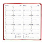 Agenda silma couv plast grainée noir 8 8 x 17 cm quovadis