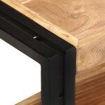 vidaXL Meuble TV 90x30x40 cm Bois d'acacia solide