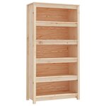 vidaXL Bibliothèque 80x35x154 cm Bois de pin massif