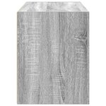 vidaXL Armoire avec 2 tiroirs sonoma gris 60x31x40cm bois d'ingénierie