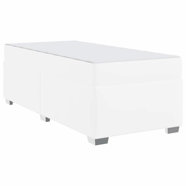 vidaXL Cadre de lit Blanc 100 x 200 cm Faux cuir