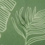vidaXL Coussin de banc de jardin motif de feuilles 150x50x4 cm