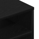 vidaXL Étagère Murale Chêne noir 140 x 41 x 75 cm Bois d'ingénierie