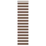 vidaXL Store zèbre marron 55x230 cm largeur du tissu 50 9 cm polyester