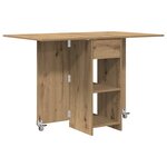 vidaXL Table à dîner 115 x 70 x 75 cm Bois d'ingénierie Rectangulaire