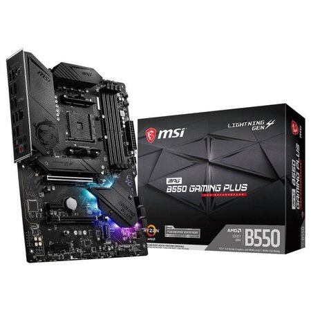 Msi mpg b550 gaming plus amd b550 emplacement am4 atx