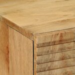 vidaXL Buffet marron 60x33x75 cm bois massif de manguier