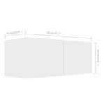 vidaXL Ensemble de meubles TV 7 Pièces Blanc Bois d'ingénierie