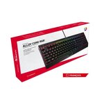 HyperX Alloy Core RGB clavier USB AZERTY Français Noir