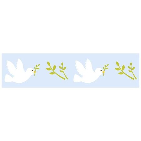 Washi Tape bleu clair - colombes