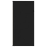vidaXL Buffet noir 80x36x75 cm bois d'ingénierie