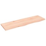 vidaXL Étagère murale 100x30x2 cm bois de chêne massif non traité