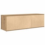 vidaXL Meuble TV chêne artisanal 120x34x37 cm bois d'ingénierie