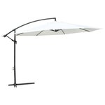 vidaXL Parasol Suspendu Blanc