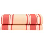 vidaXL Toile de rechange pour store banne jaune et orange 10 x 1.6 m