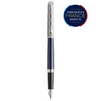 Waterman hémisphère l'essence du bleu stylo plume  bleu  plume moyenne  encre bleue  coffret cadeau