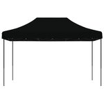 vidaXL Tente de réception pliable escamotable noir 440x292x315 cm