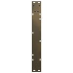 vidaXL Pieds de table à manger en forme de V 3 pièces Acier naturel 70 x (72-73 3) cm