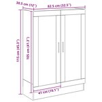vidaXL Bibliothèque chêne artisanal 82 5x30 5x115 cm bois d'ingénierie