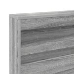 vidaXL Tête de lit de rangement Sonoma gris 120 cm Bois d'ingénierie